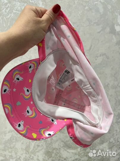 Шапка для девочки для купания р 110/116