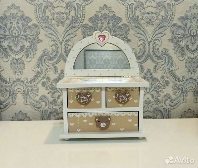 Комод с зеркалом игрушечный Sweet Love