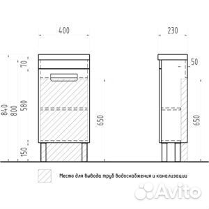 Тумба под раковину