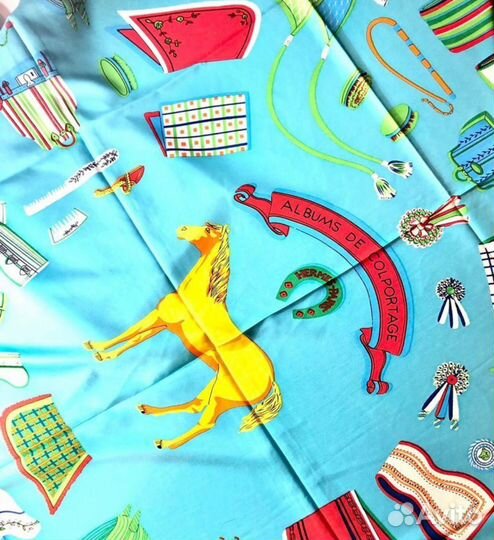 Платок шаль шарф пашмина Hermes - палитра