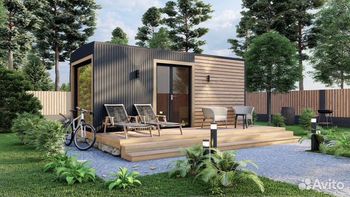 3D визуализация экстерьера домов, бань, беседок