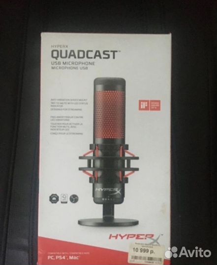 Микрофон hyperx quadcast