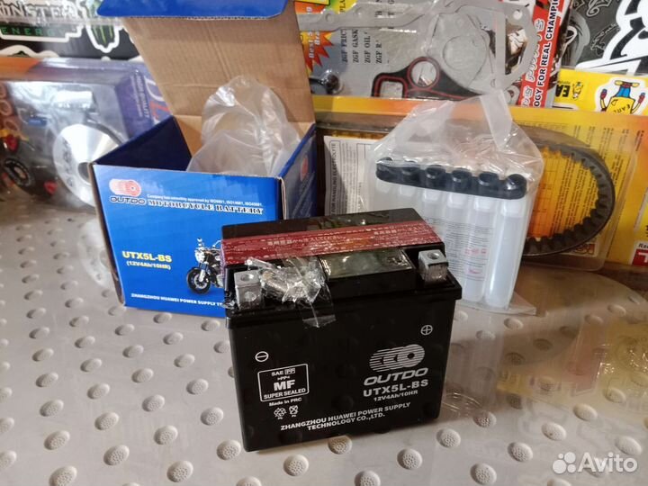 Аккумулятор на мопед/скутер 12V 4Ah