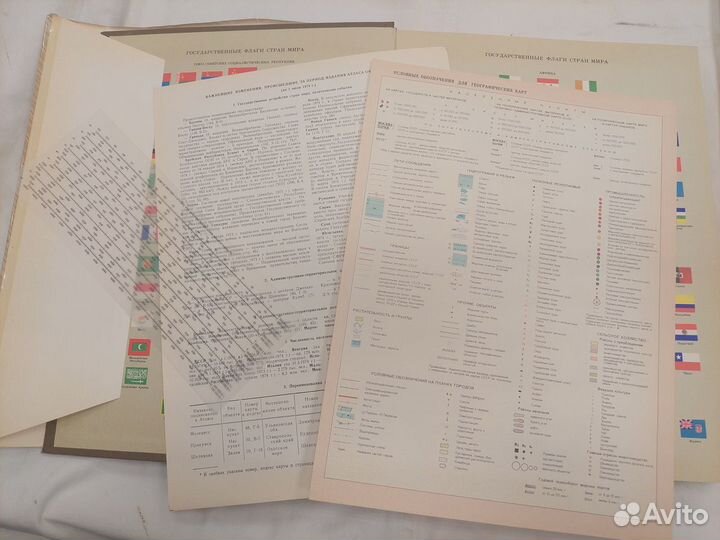 Атлас офицера + приложение минобороны СССР 1974 Г