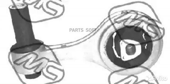 Metalcaucho 06522 подушка двигателя doblo 1.3JTD 9