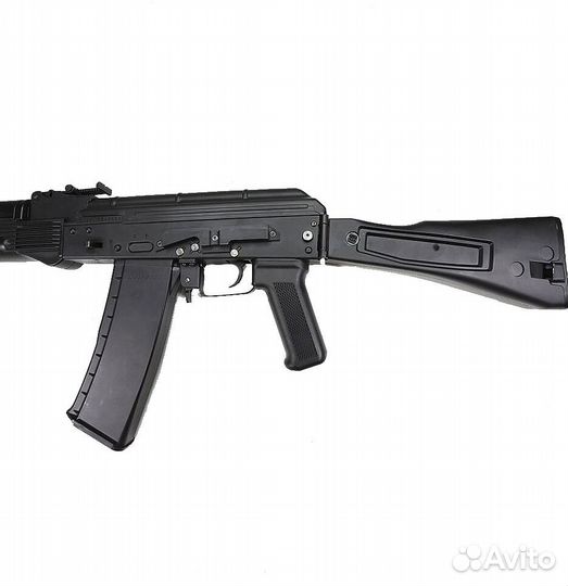 Орбиз автомат RX AK-74MN / нейлон, метал. детали / черный / 10+ / orbeez