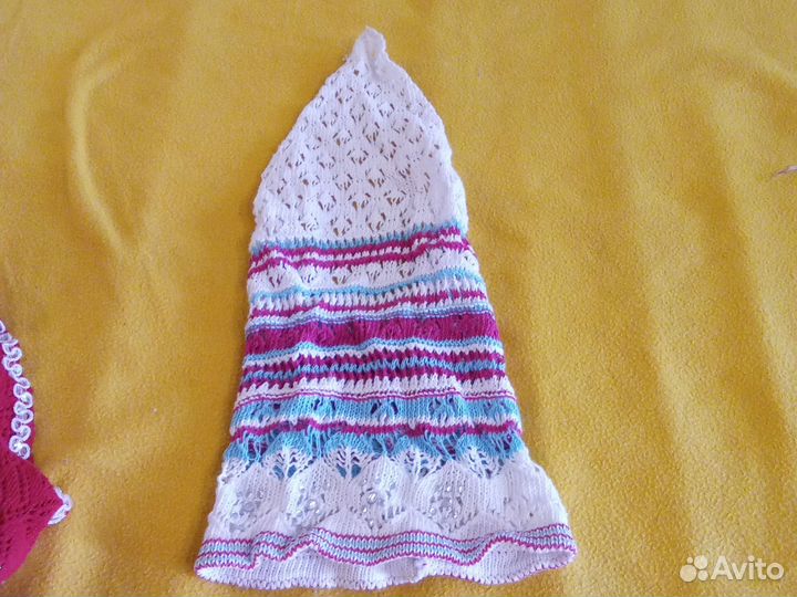 Шапочка косынка для девочки