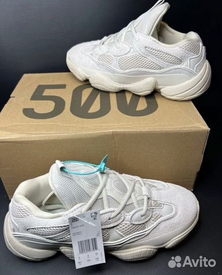 Кроссовки adidas yeezy boost 500 clay white