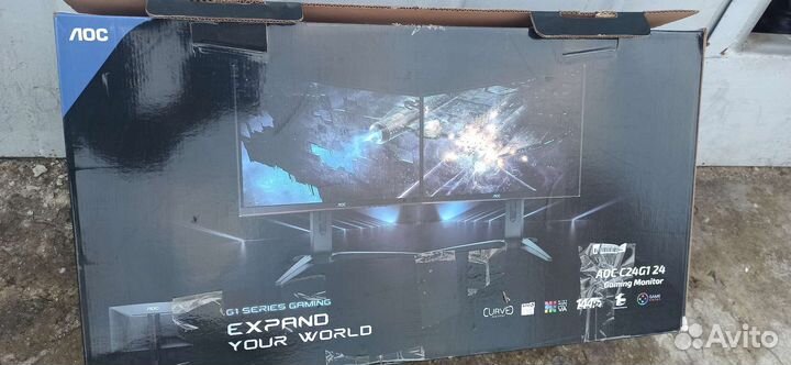 Монитор для компьютера игровой на запчасти