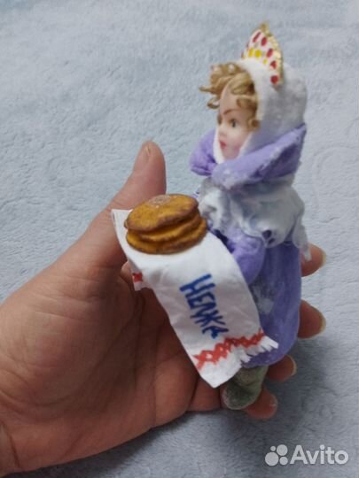 Ватные елочные игрушки