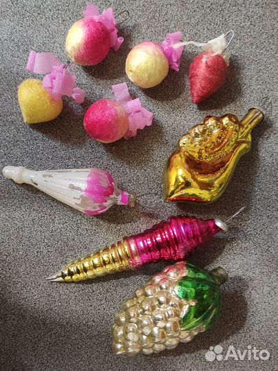 Елочные игрушки СССР