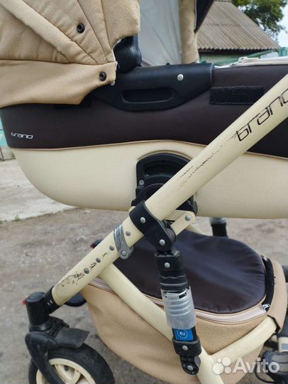 Коляска riko brano ecco 3 В 1 цвет 12 caramel