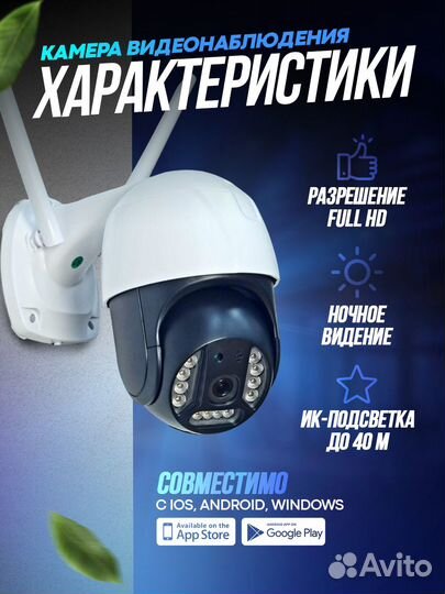 Камера видеонаблюдения уличная с симкартой 4 g