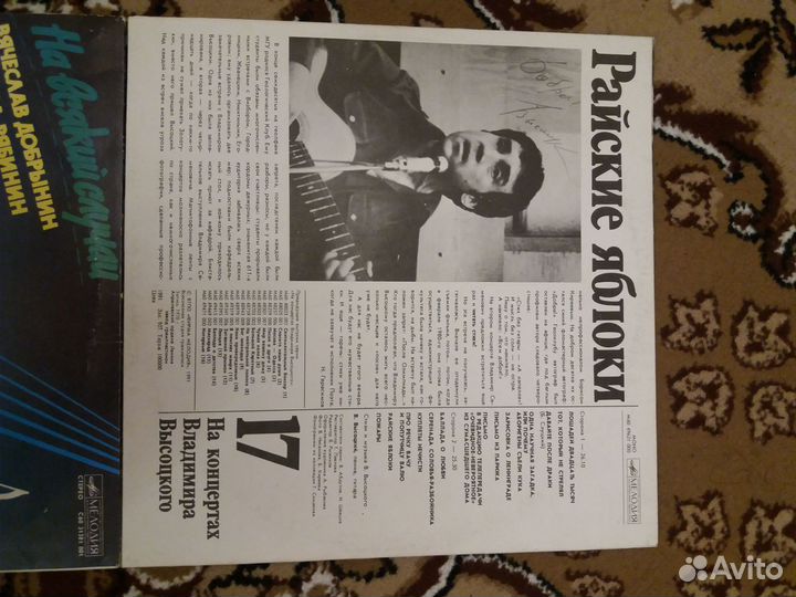 Виниловые пластинки Владимир Высоцкий 17