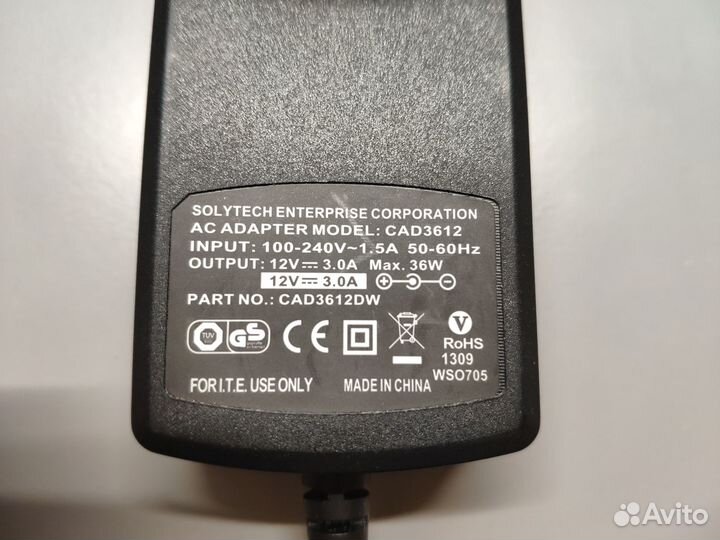 Блок питания 12v 3a