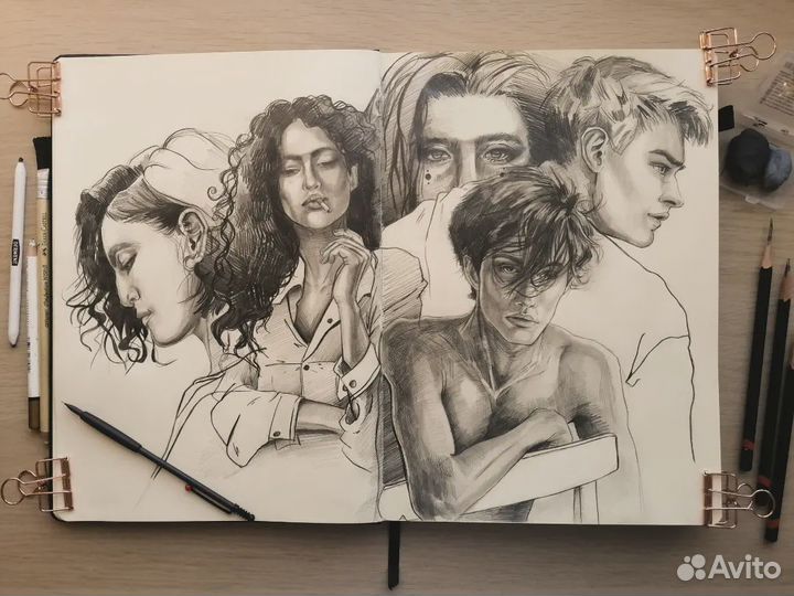 Портрет по фото / Художник