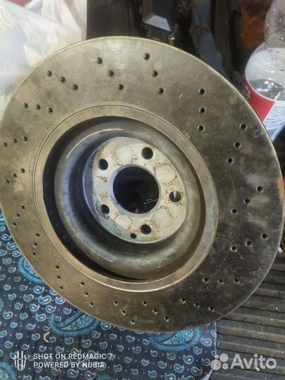 Диск тормозной Mercedes w221 передний