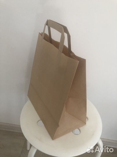 Крафт пакеты с ручками