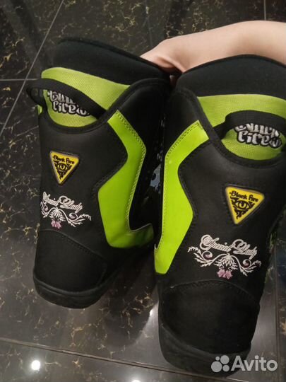 Ботинки для сноуборда black fire 38р