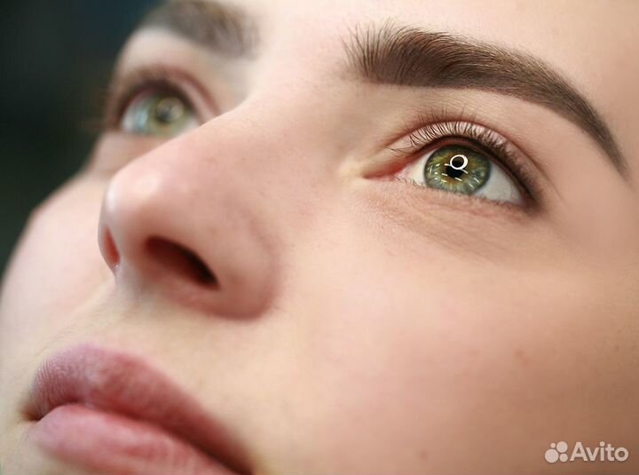 Перманентный макияж бровей губ и век татуаж