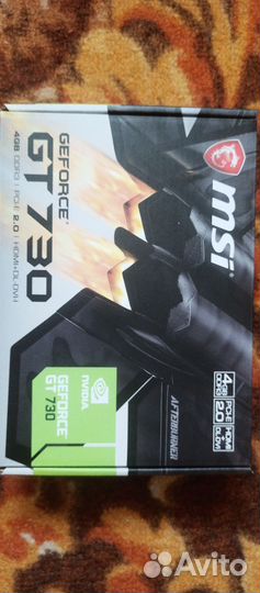 Видеокарта MSI GTX 730 4G