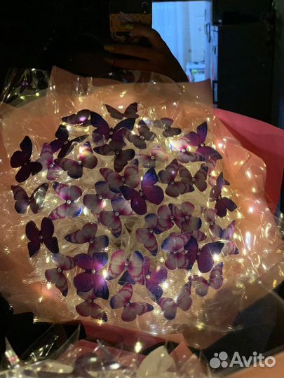 Букет из бабочек 41шт