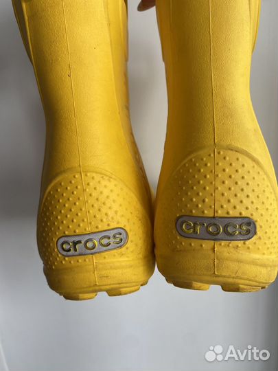 Резинлаые сапоги crocs c8