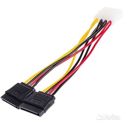 Кабель питания (переходник) Molex) 2xsata