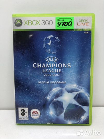 Диск uefa Champions league 2006-2007 для Xbox 360