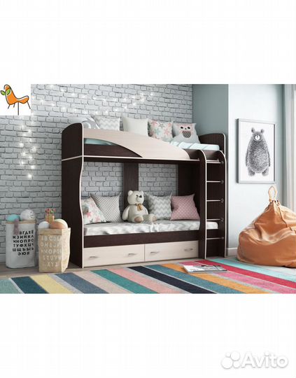 Мийа кровать 2-Х ярусная