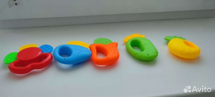 Прорезыватели грызунки, погремушки