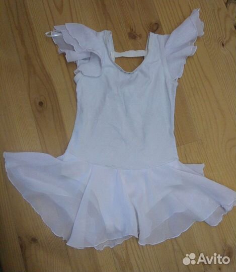 Купальник для танцев белый