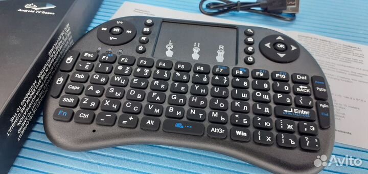 Беспроводная мини клавиатура +тачпад Пк Android Тв