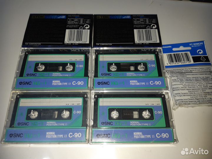 Аудиокассеты новые запечатанные