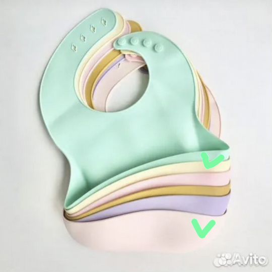 Нагрудник силиконовый. Новый