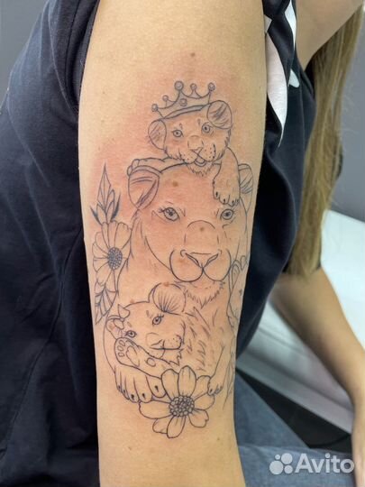 Модель на татуировку