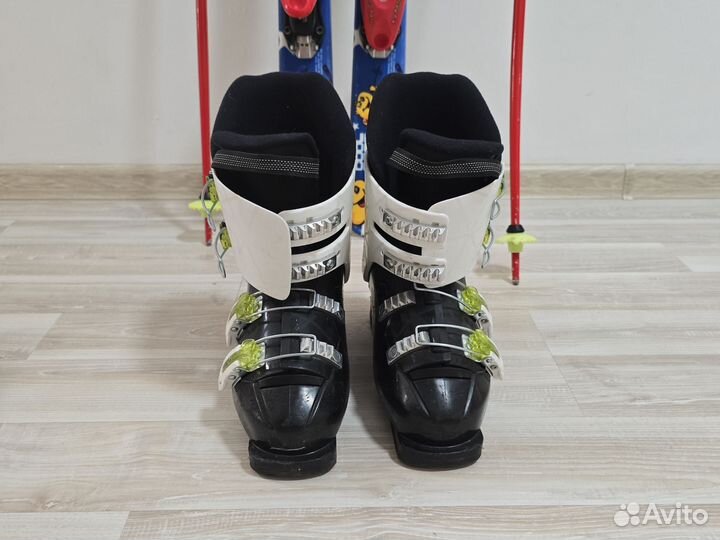 Горные лыжи детские 120 комплект