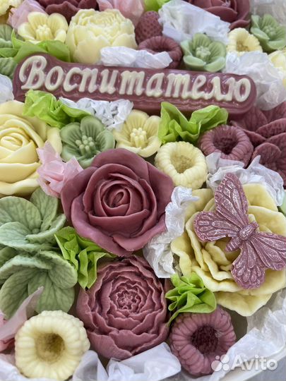 Шоколадный букет в коробке