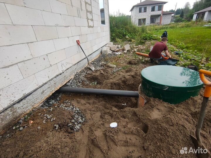 Установка септика “под ключ”