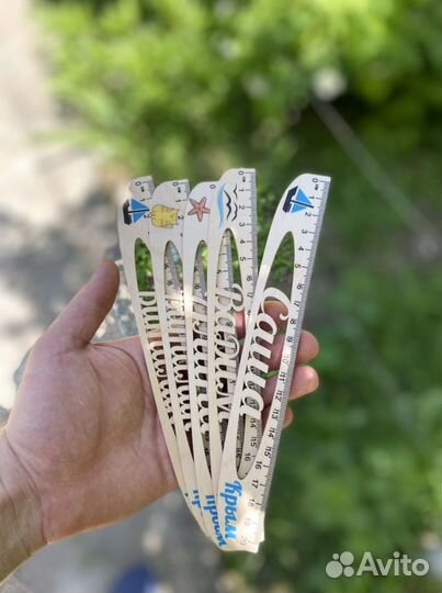 Сувениры из дерева опт Именные линейки