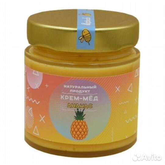 Крем-мед натуральный с ананасом