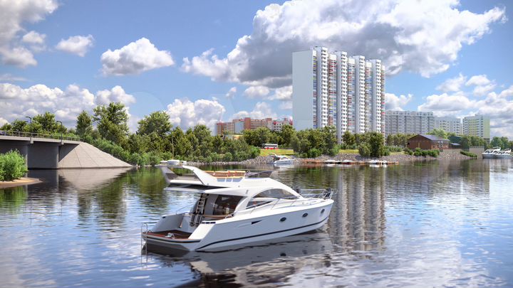 1-к. квартира, 44 м², 19/23 эт.