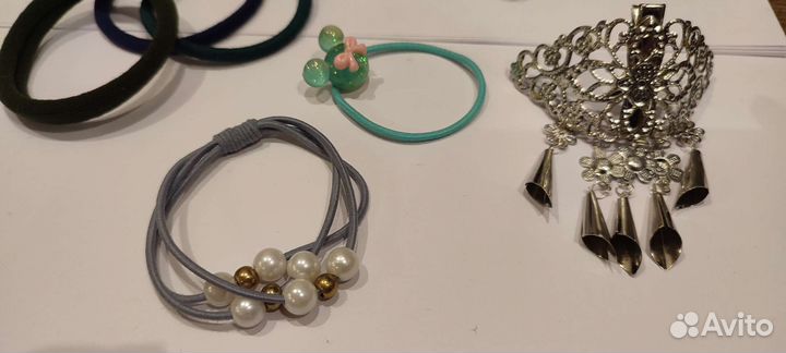 Резинки и заколки для волос. Новое. Набор