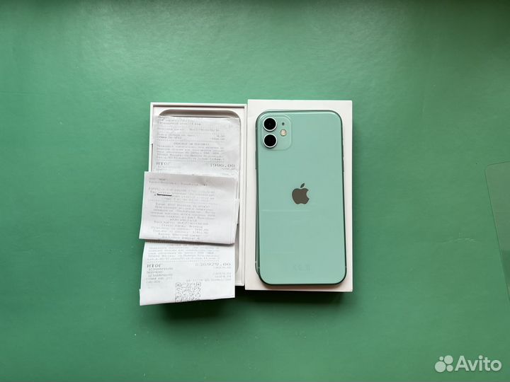 iPhone 11 128gb АКБ 100% Ростест (sim+esim)