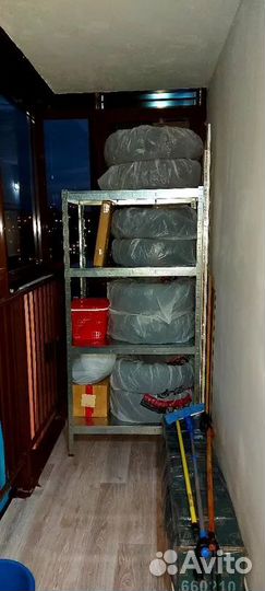 Стеллаж металлический power 912х1824х500/4 полки