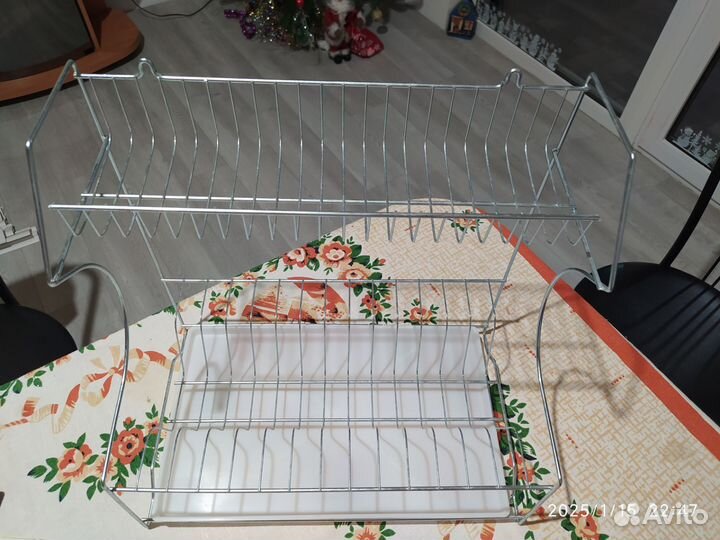 Сушилка для посуды настольная из нержавейки