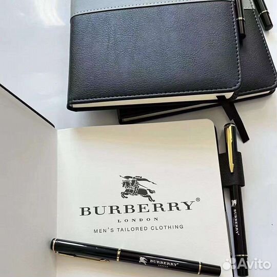 Блокнот Burberry с ручкой
