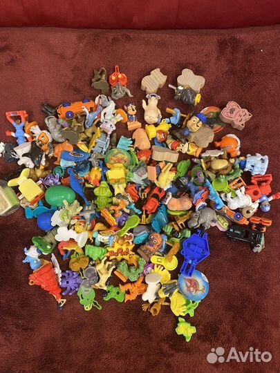 Игрушки из киндер сюрприза пакетом