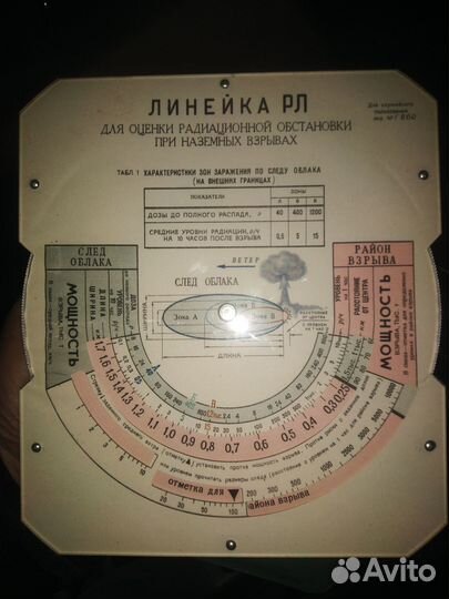 Продаю радиационную линейку