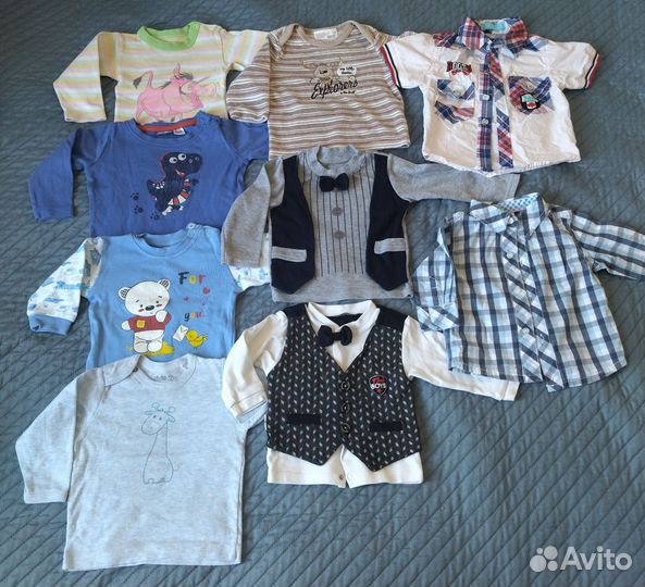 Пакет вещей для мальчика от 3 до 9мес (62-74)